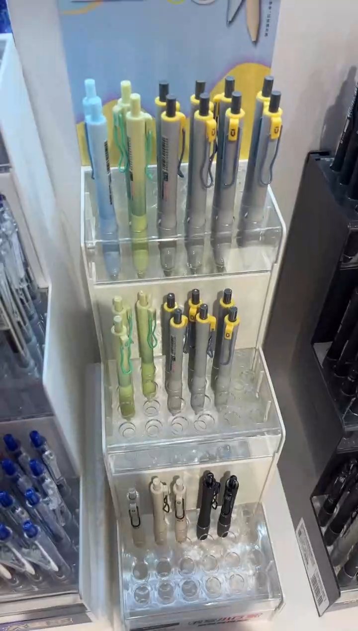 6支蓝色绿色 晨光优品按动中性笔新小行家AGPH8508黑0.5