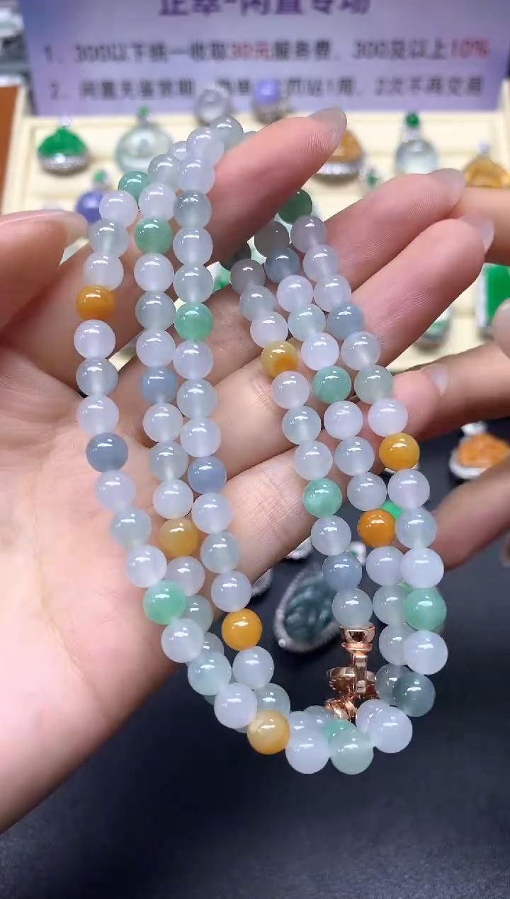 【闪购商品】翡翠项链未镶嵌珠链|1600+160