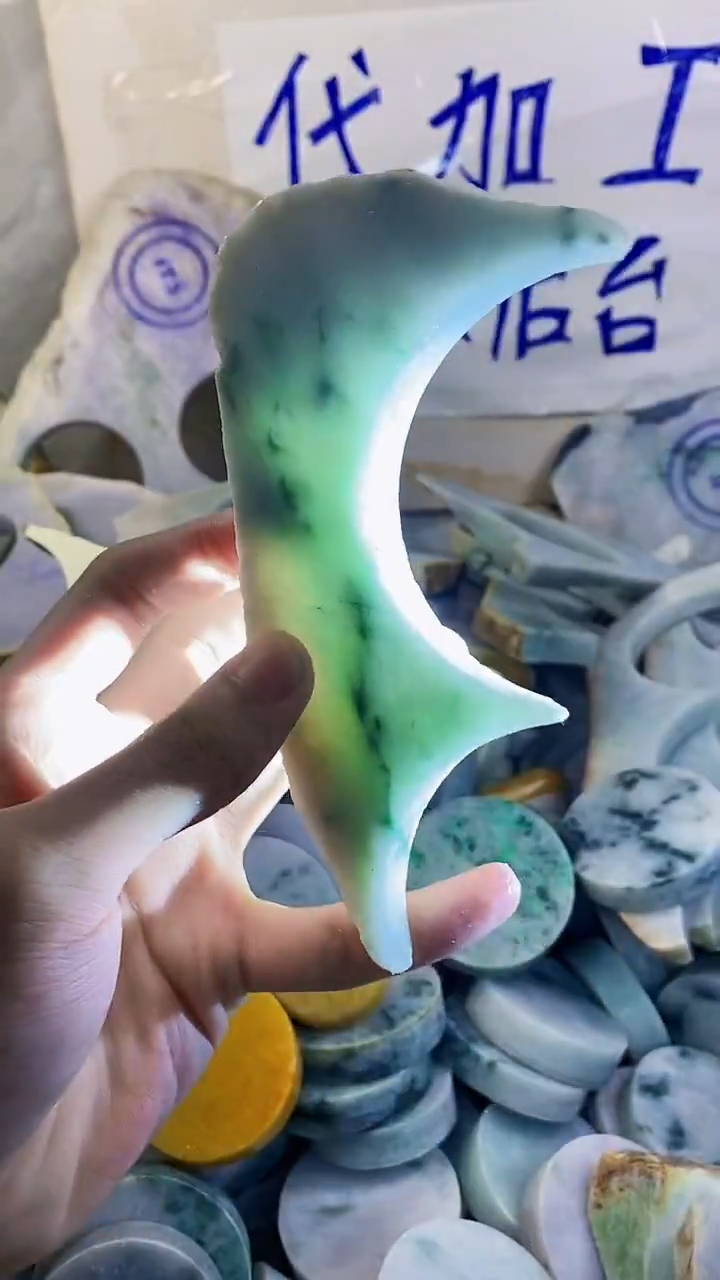 裸石翡翠纯天然A货翡翠213