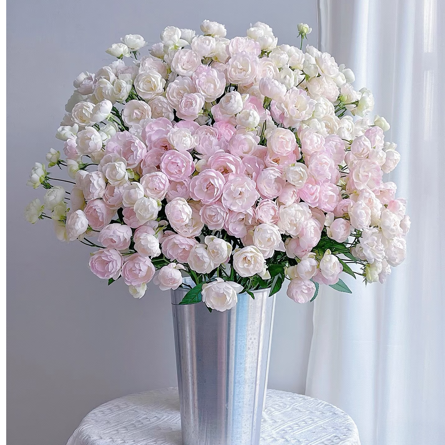 【独鬏鬏优选】酿植鲜花 [粉泡芙] 多头玫瑰 花头干净高级 顺丰配送