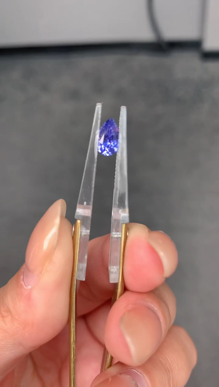 【闪购商品】彩色蓝宝石裸石未镶嵌1ct无烧紫蓝宝