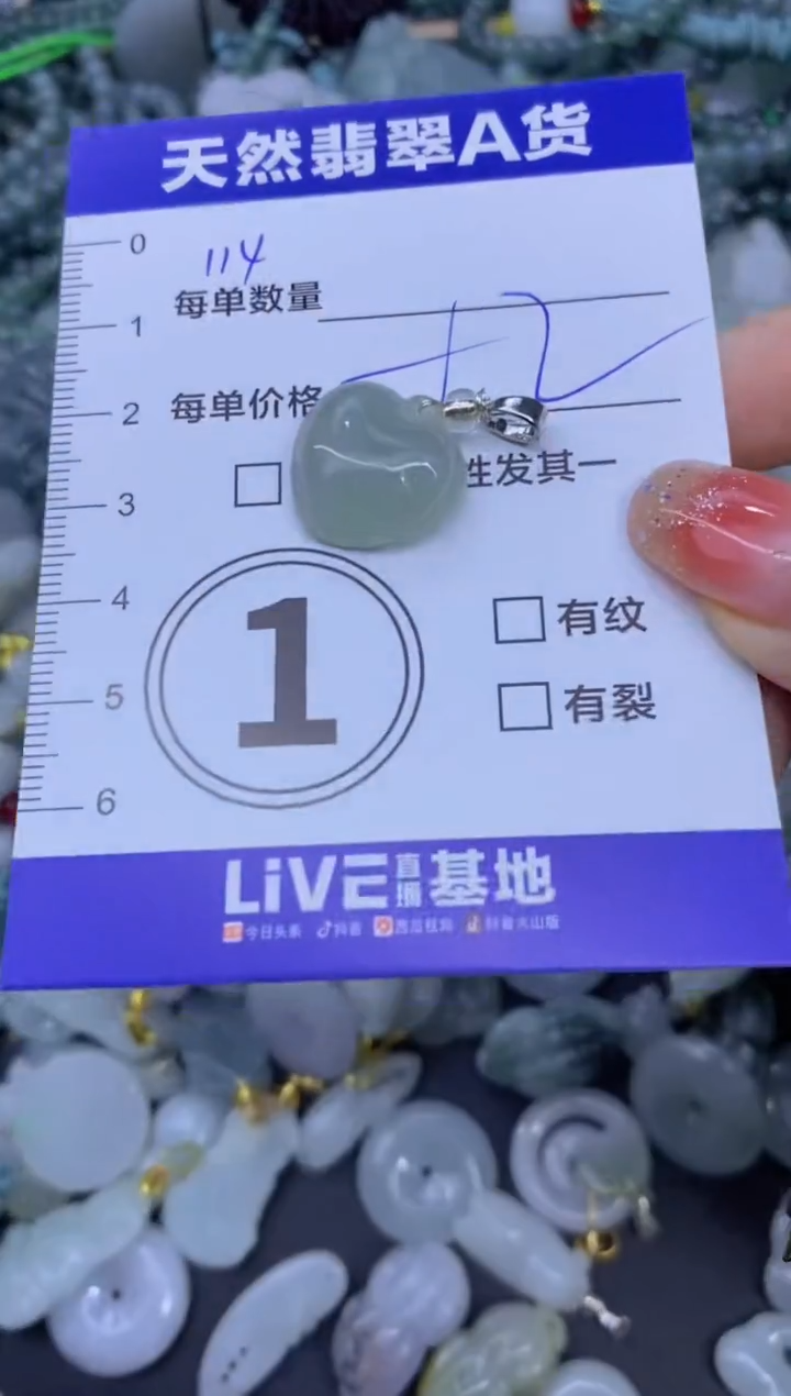 颈饰未镶嵌翡翠天然翡翠A货批量多样性发一件