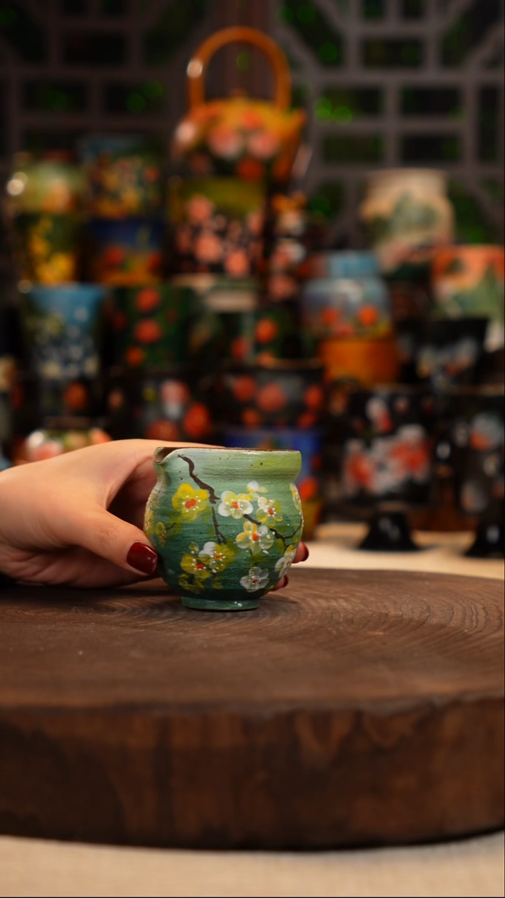 油画   釉下彩   杯子