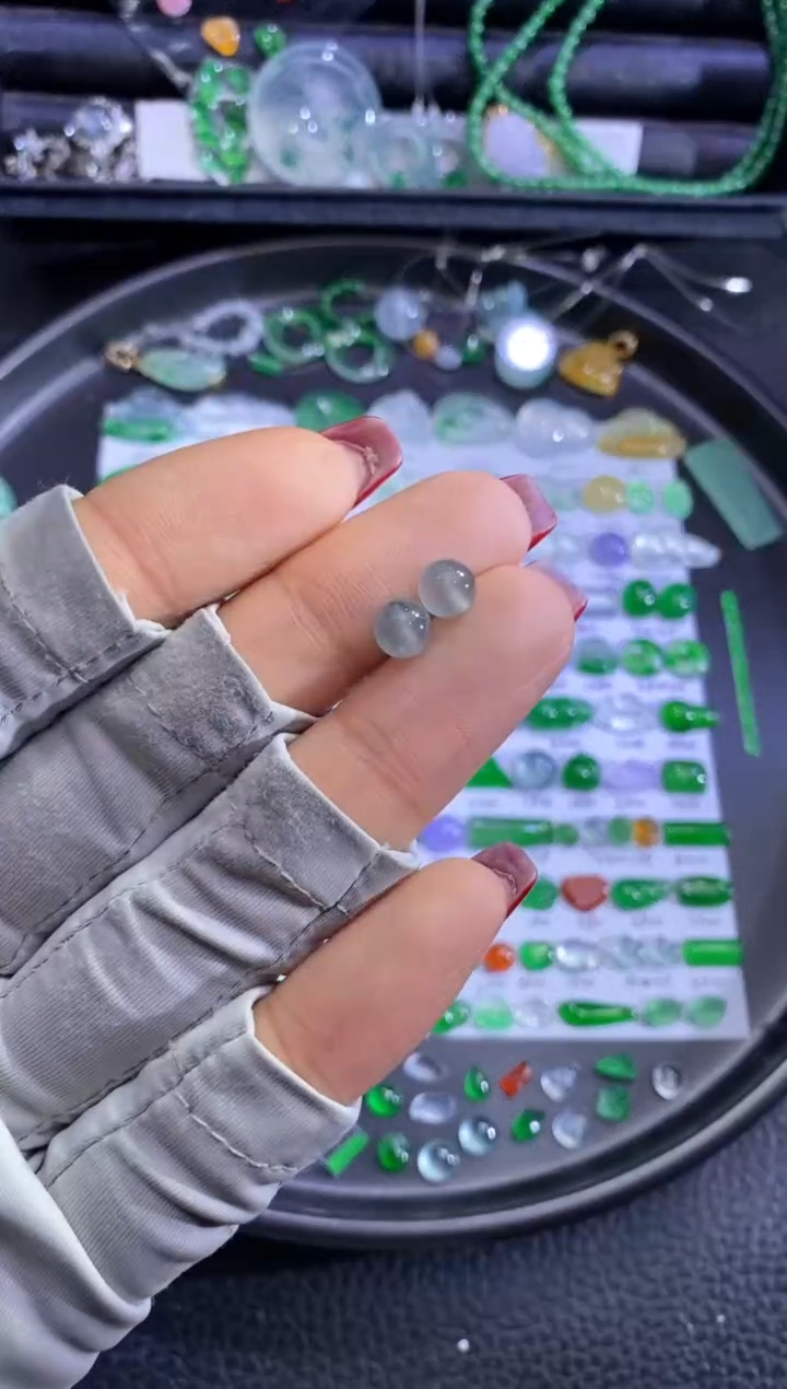 未镶嵌挂件翡翠珠