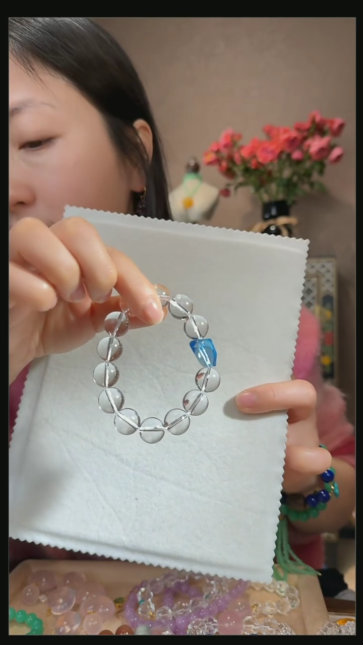 【闪购商品】水晶手串未镶嵌天然白水晶手串