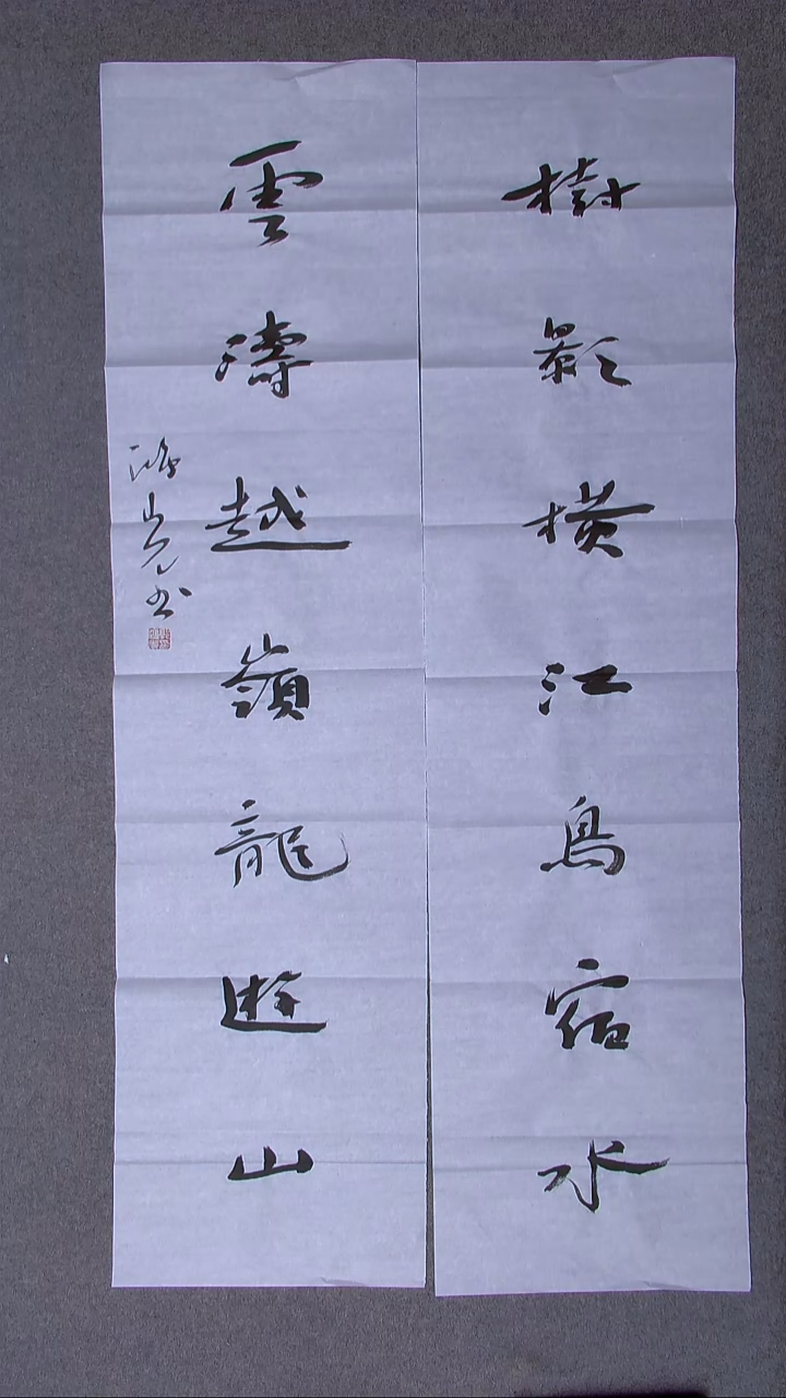 书法郭鸿光银川八平尺138*34*2