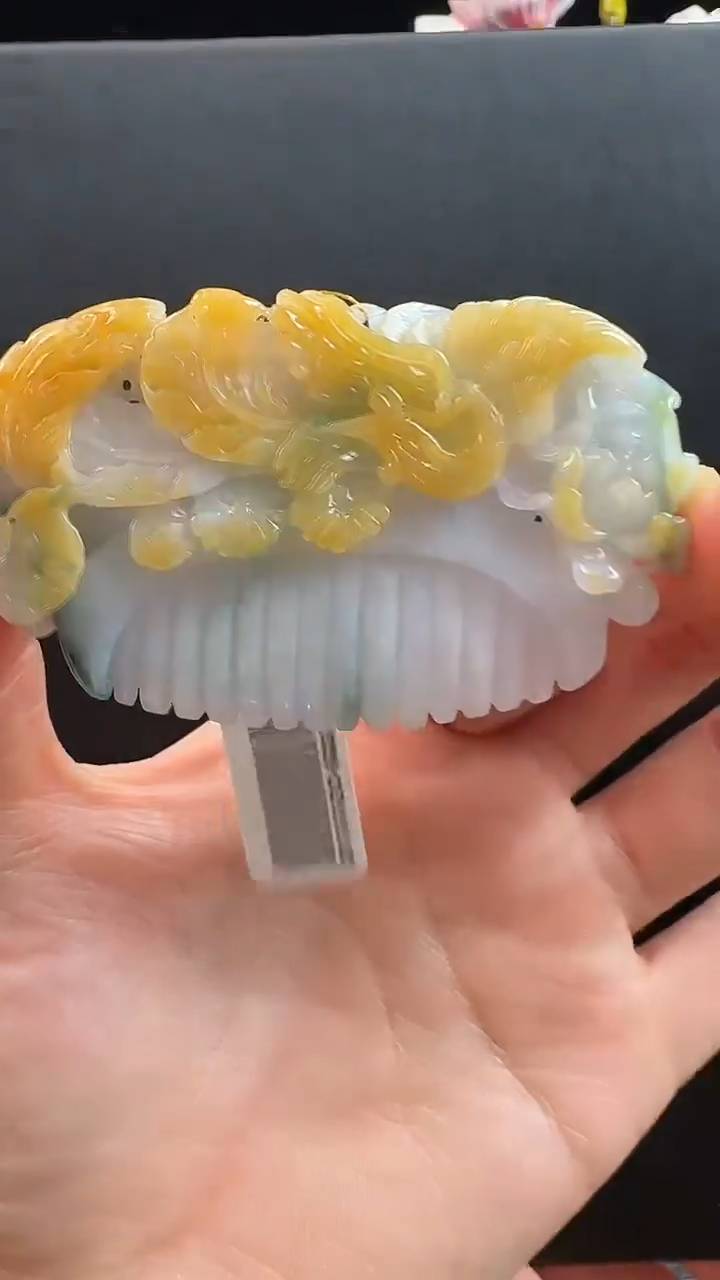 颈饰未镶嵌翡翠梳子