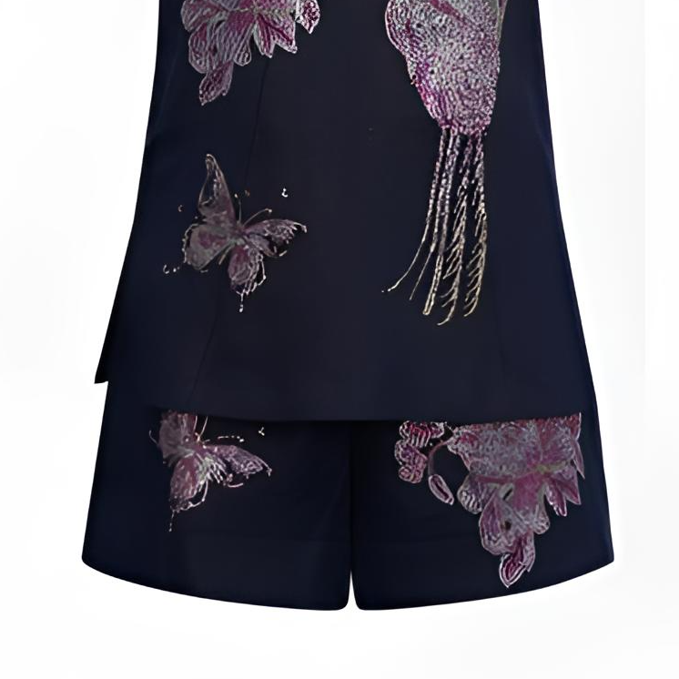 TCH私服烫钻工艺时尚休闲气质舒适短裤女