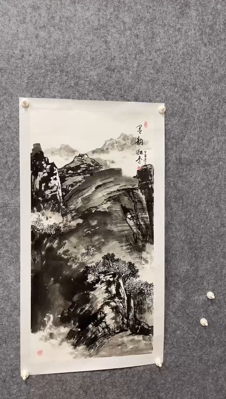 【闪购商品】国画山水作品4.5平尺张先生