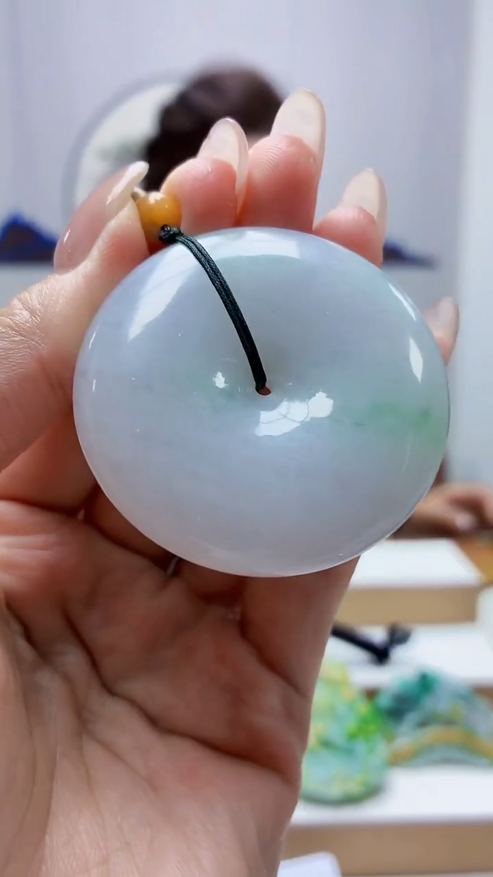 未镶嵌定制翡翠4829MM-毛货挂件97