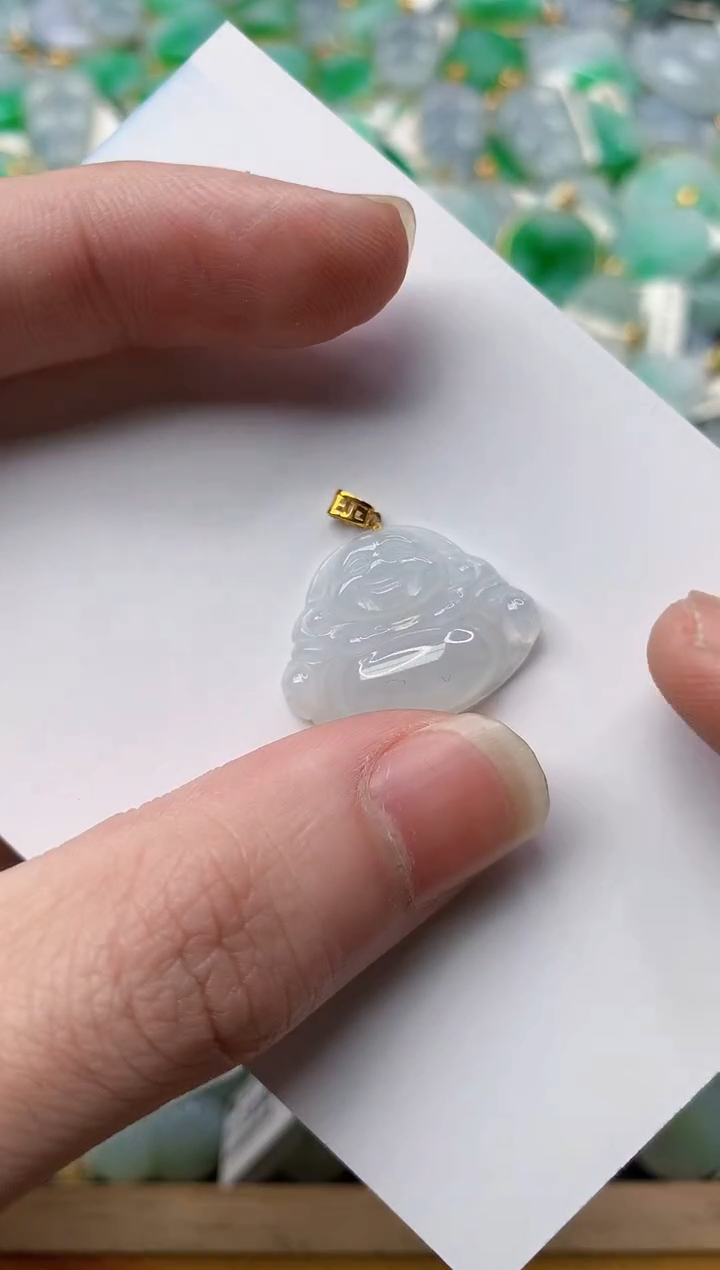 【闪购商品】翡翠颈饰18K金镶嵌31.........