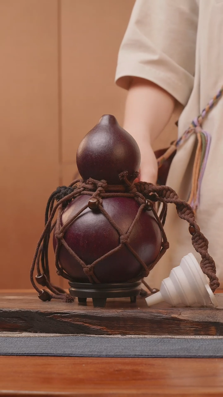 1784号精品大漆葫芦防腐防渗装水茶酒
