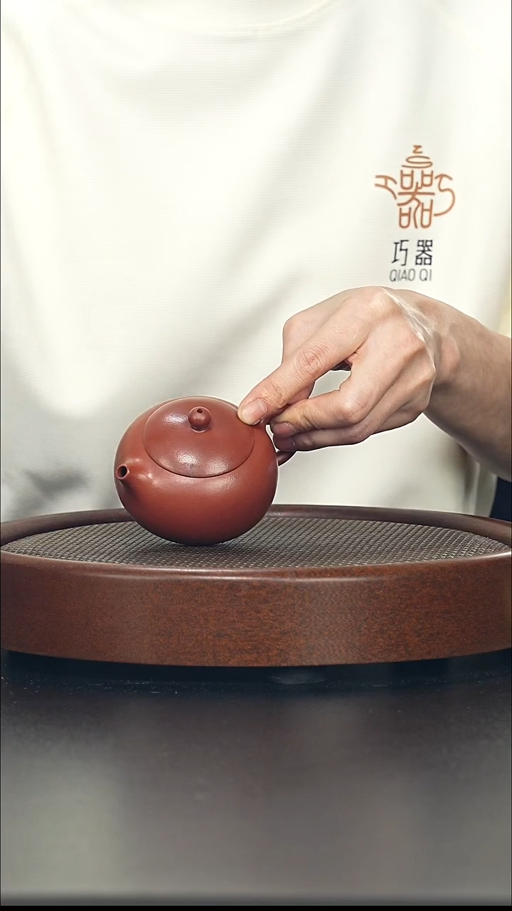 茶壶紫砂西施-朱泥-全手工微微瑕（A444）