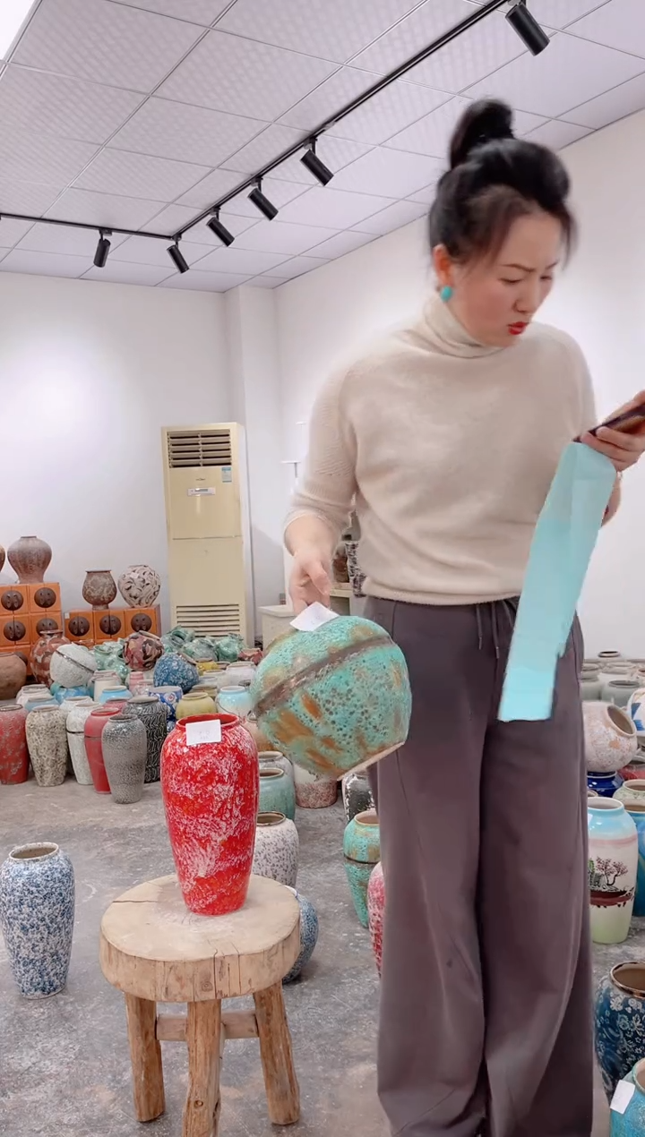 【闪购商品】瓶孤品 微瑕陶瓷花瓶 无花zd417