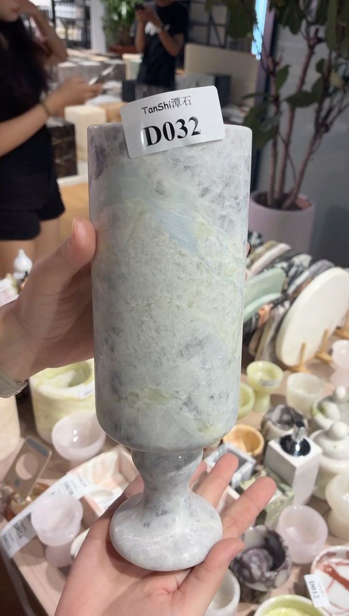 石材d032芬迪蓝花瓶