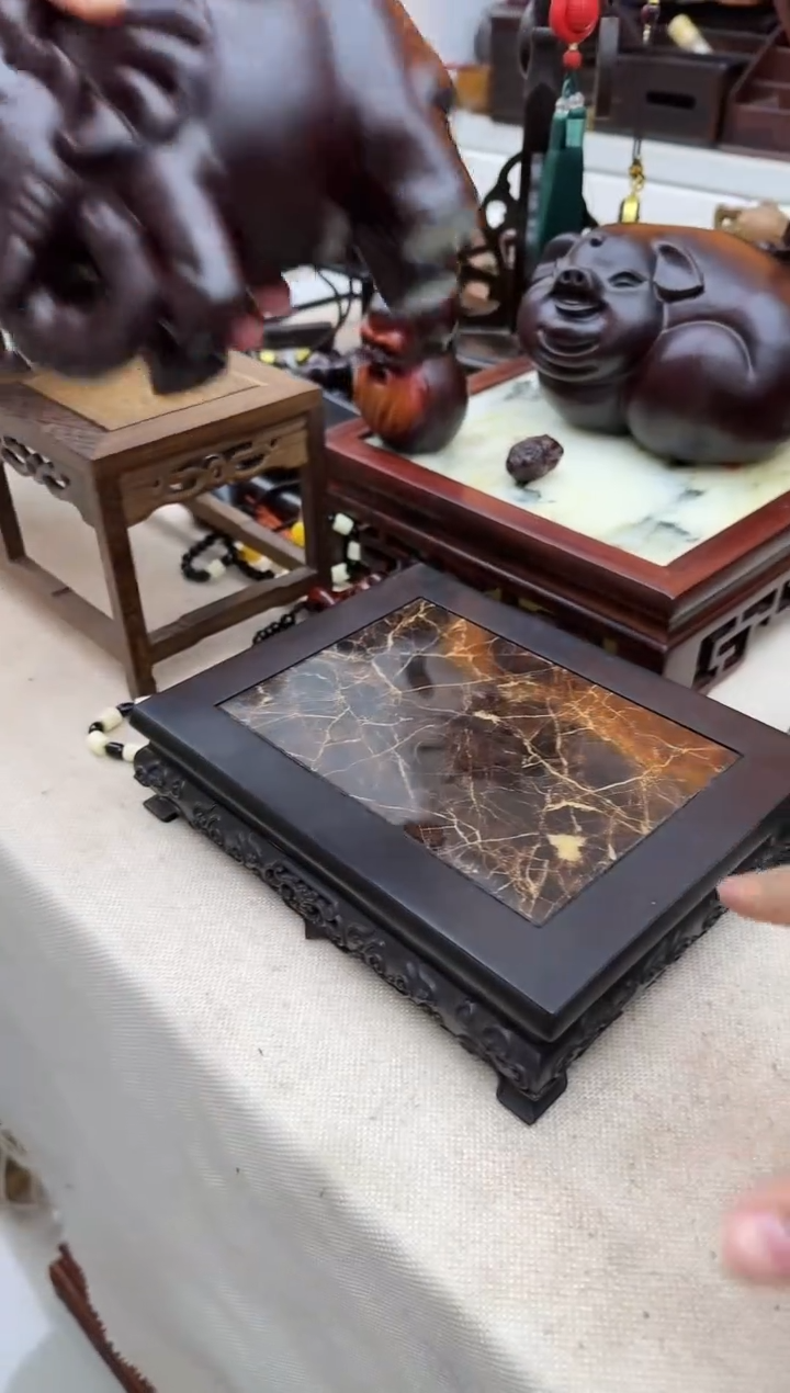 【闪购商品】紫光檀如意长方淘多奇好物