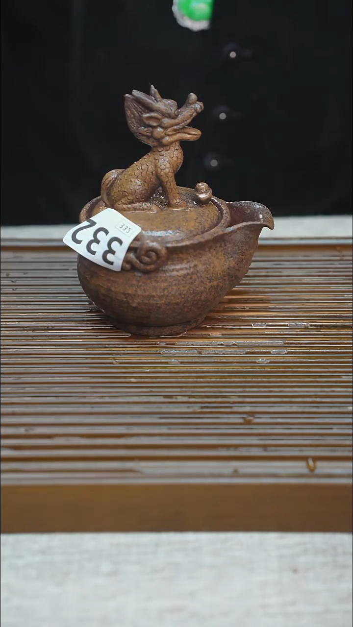 纯手工粗陶茶具每一只不一样