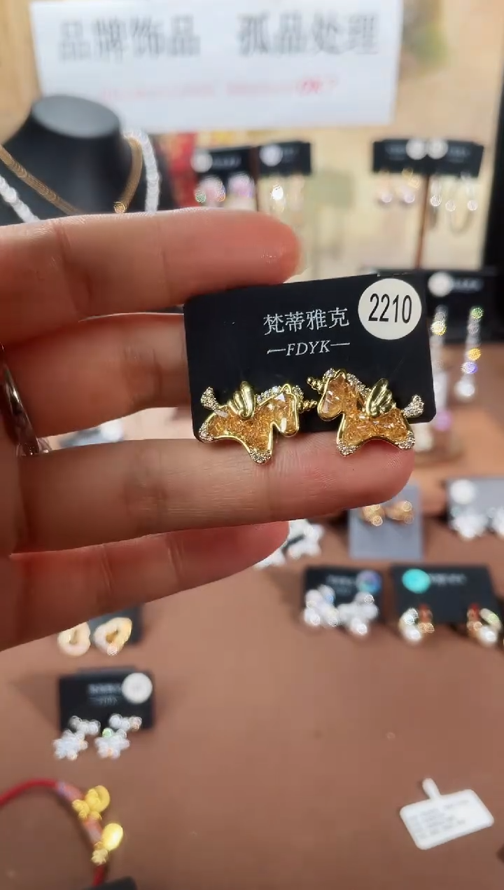 合金925银锆石梵2210