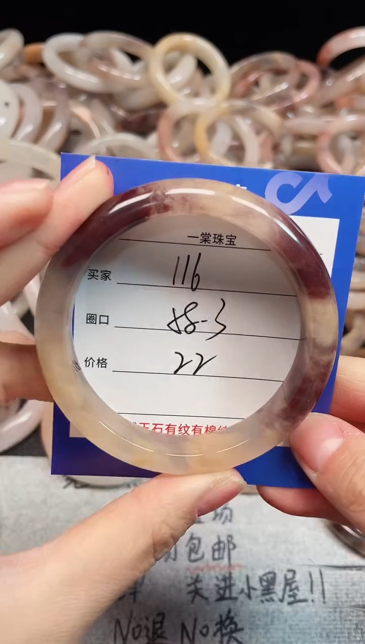 未镶嵌手镯石英质玉116