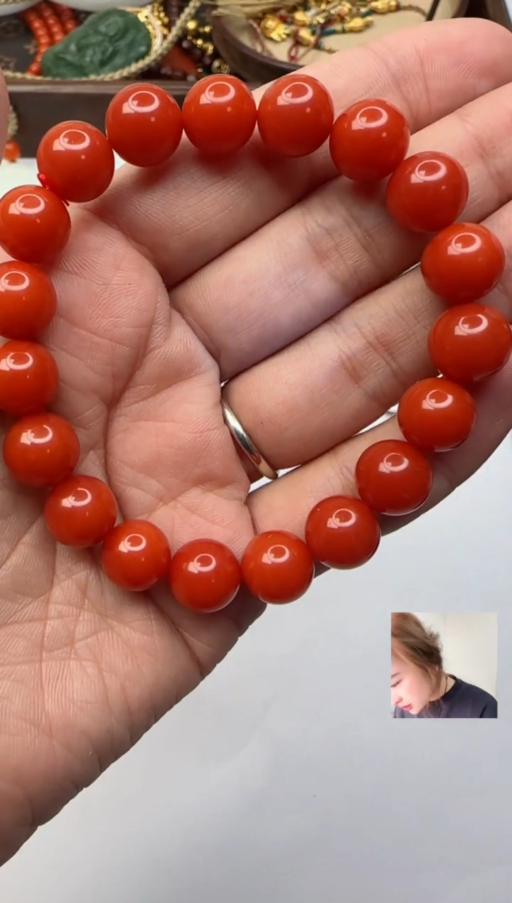【闪购商品】南红玛瑙手串未镶嵌南红玛瑙手串