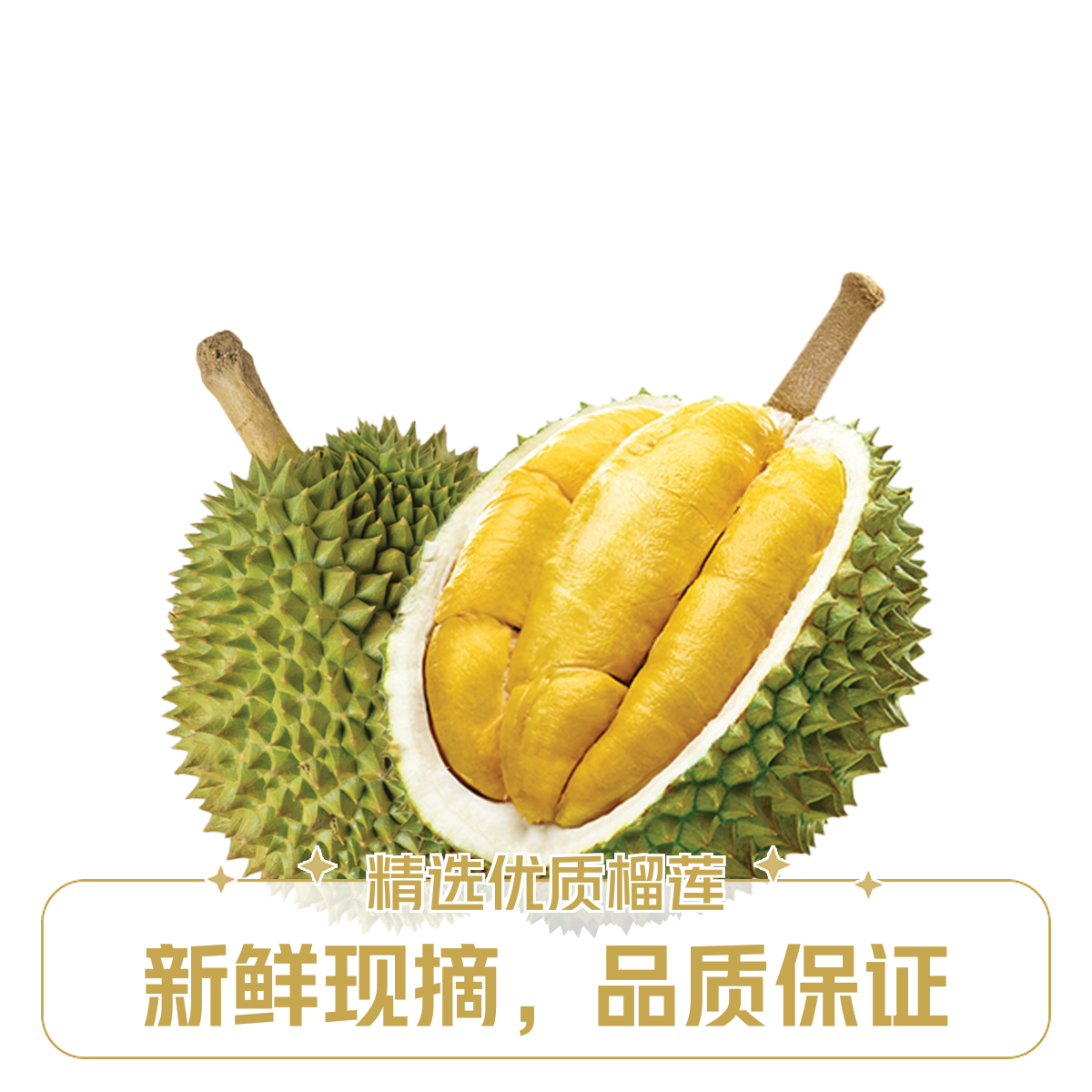《一物一拍》顺丰包邮马来西亚鲜果猫山王D197树熟榴莲空运