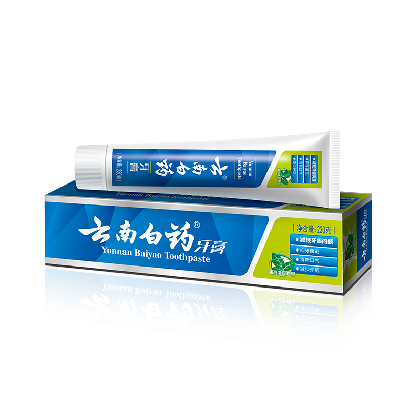 云南白药薄荷清爽型牙膏 230克/支