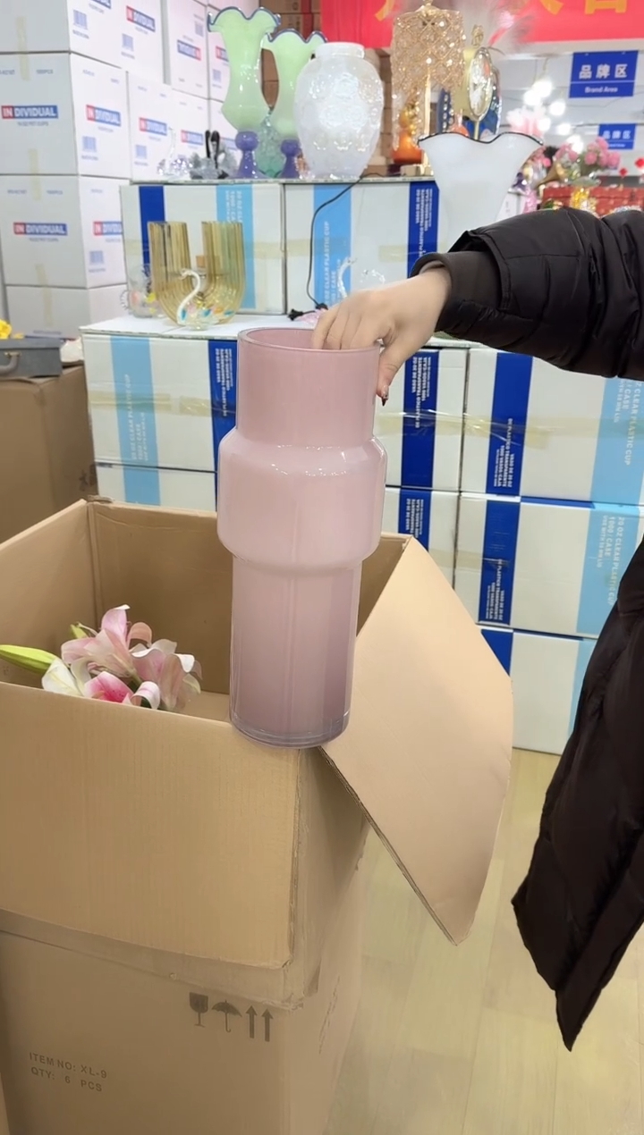 【闪购商品】无铅玻璃迪喜花器-u-早3