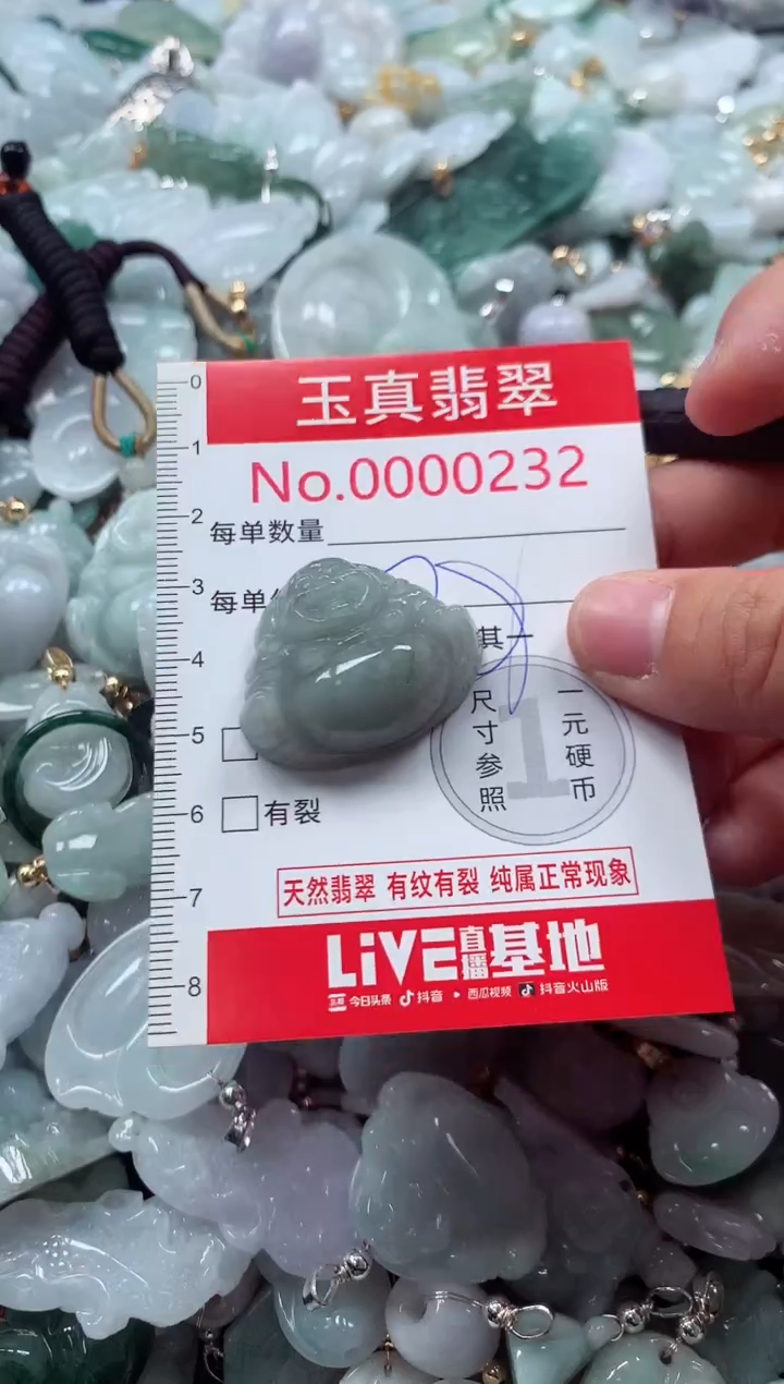 吊坠(不含链)未镶嵌翡翠0232