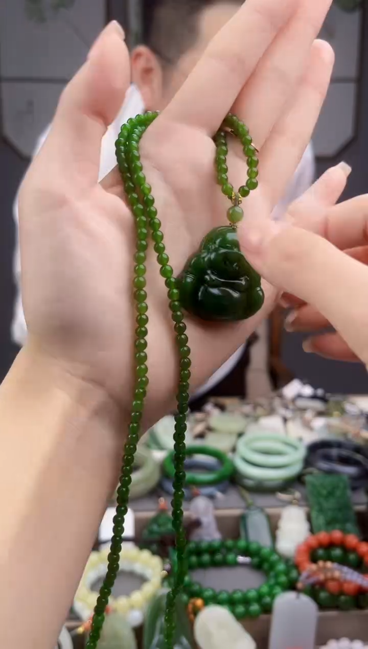 颈饰未镶嵌和田玉 多样性发货拍一发一