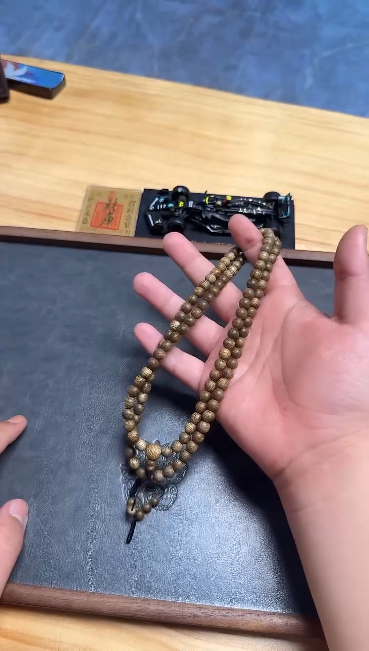 【闪购商品】沉香吊坠天然野柬埔寨0.7粗纹多圈12克+