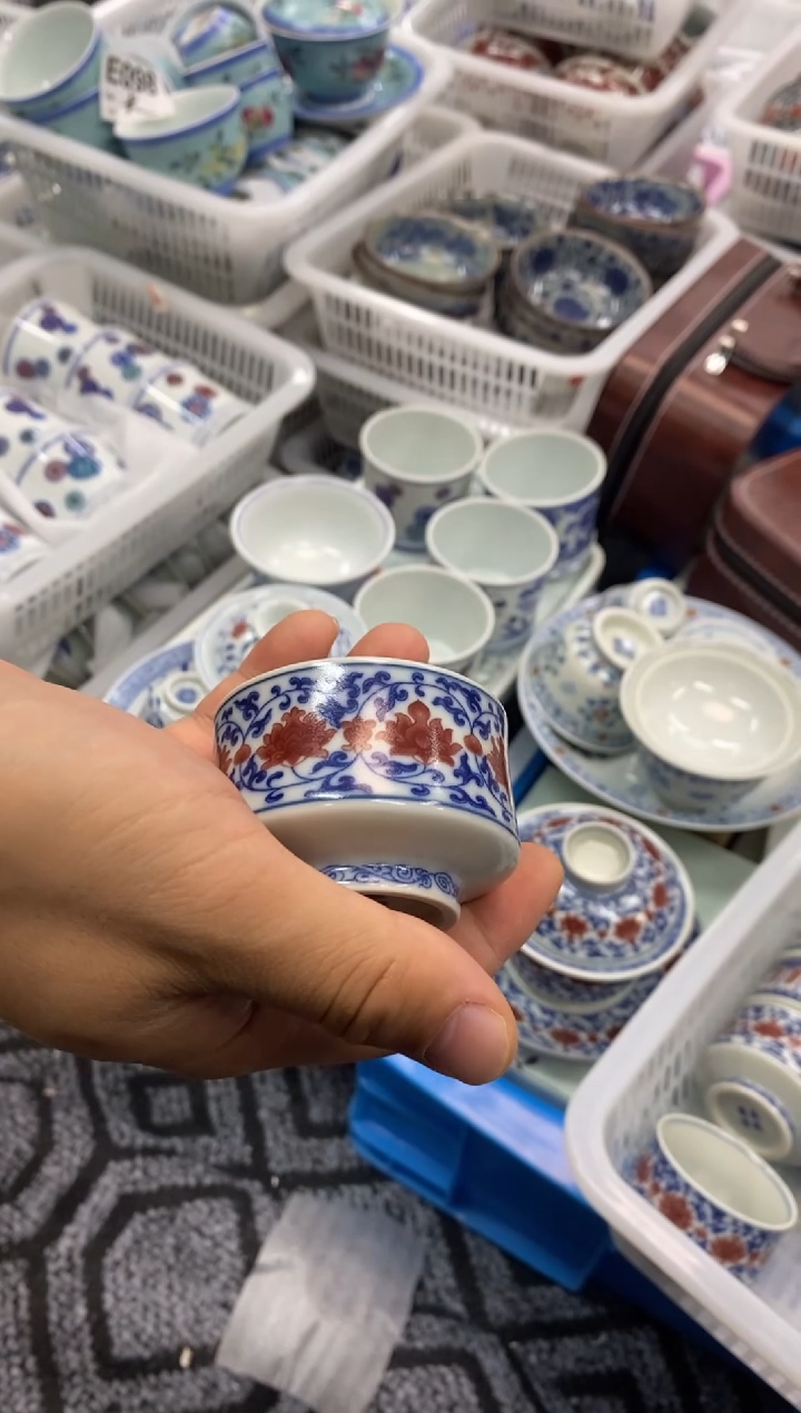 陶瓷景德陶瓷茶具容量约50