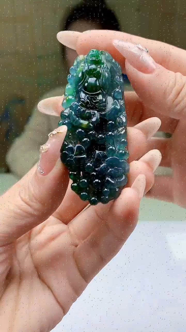 【闪购商品】定制翡翠未镶嵌4902ty-毛货挂件209