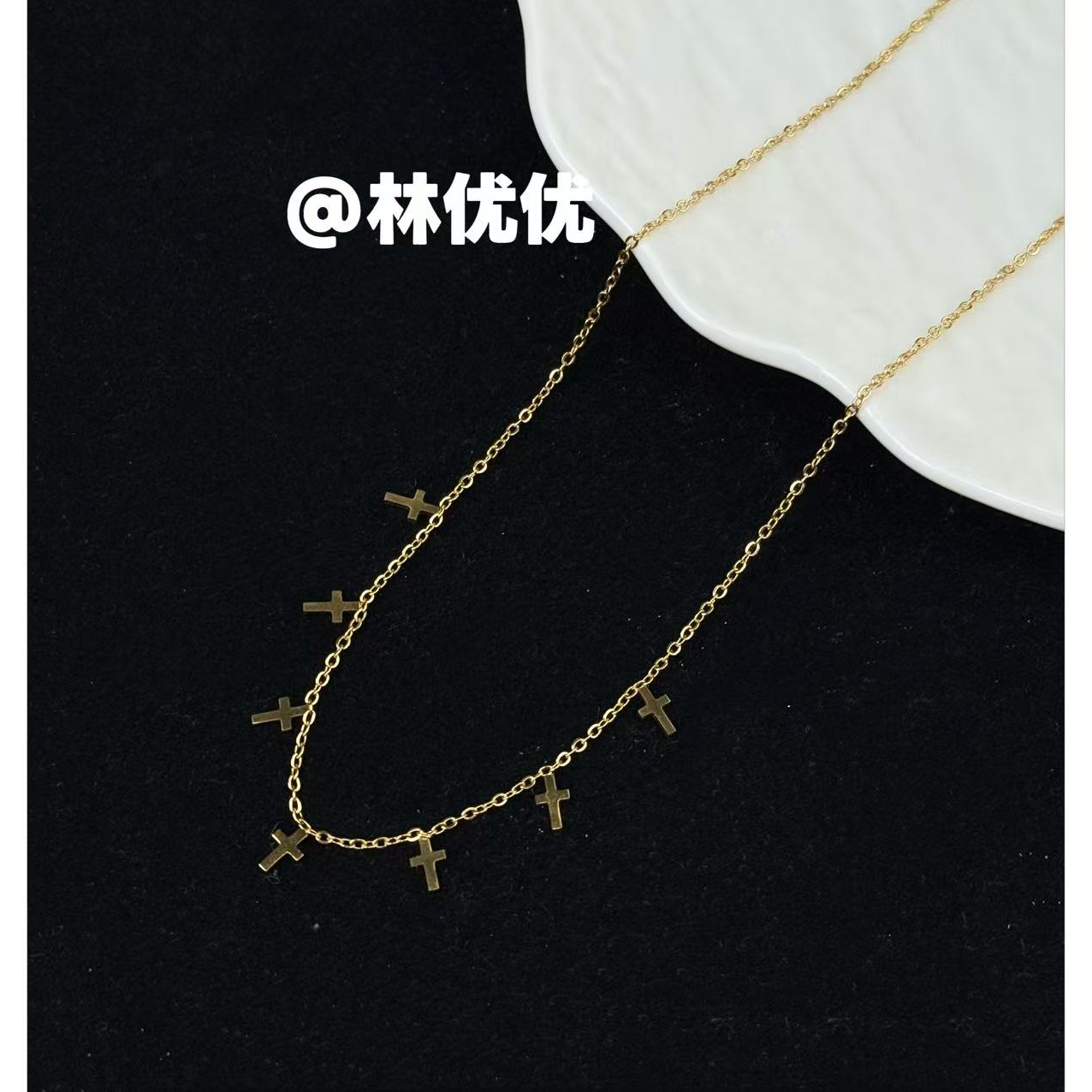钛钢项链 【林优优】精致百搭设计款时尚小众轻奢高级感ins颈链