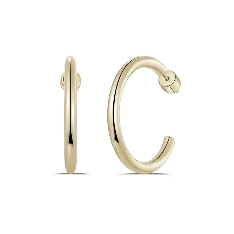 合金耳饰 经典素圈耳饰 ZR-A635