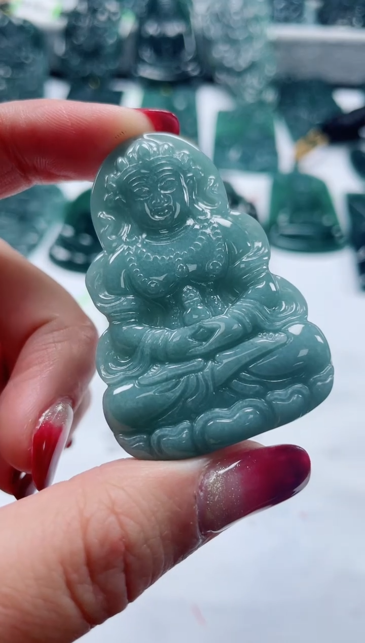 【闪购商品】翡翠颈饰未镶嵌多样性发货一件发货-小度母