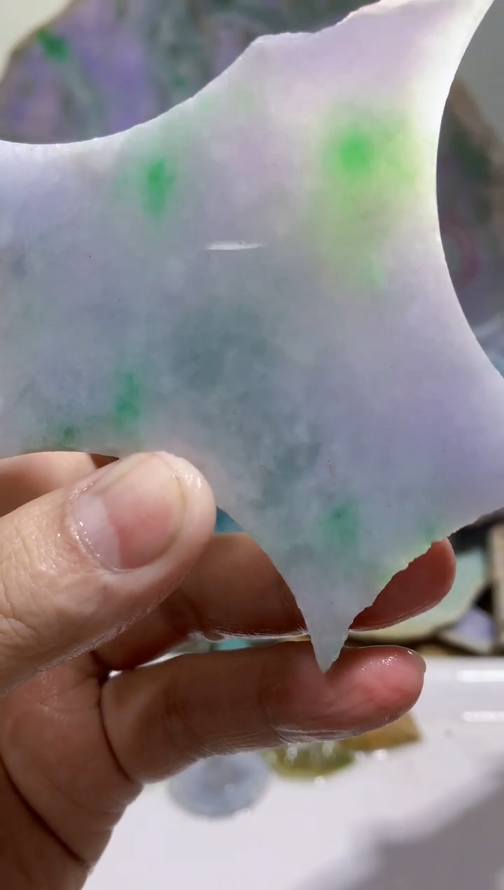 裸石翡翠0蒙0翡翠珠宝363