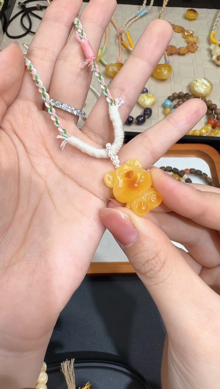 【闪购商品】蜜蜡颈饰未镶嵌X0309-1195-361