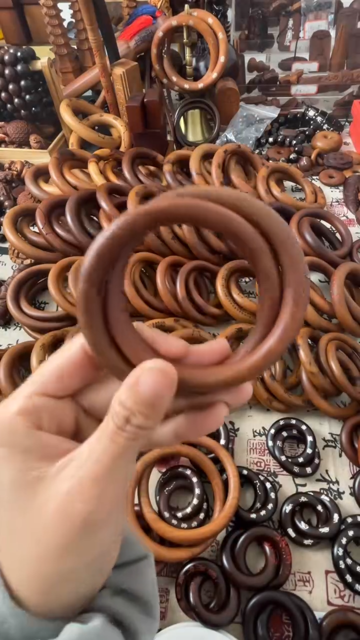 枣木?****?乾坤圈桃木65圈口一物一拍