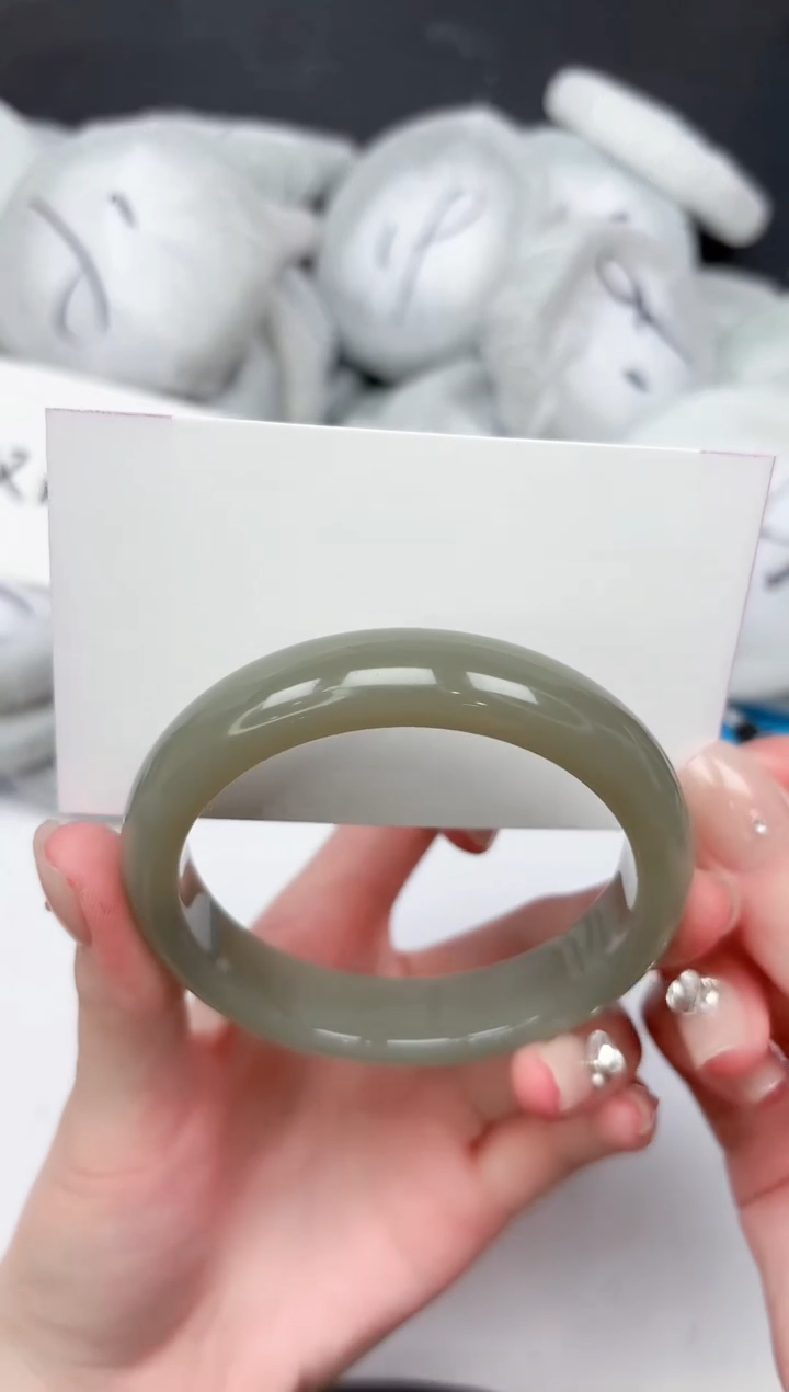 未镶嵌手镯石英质玉365-58.1