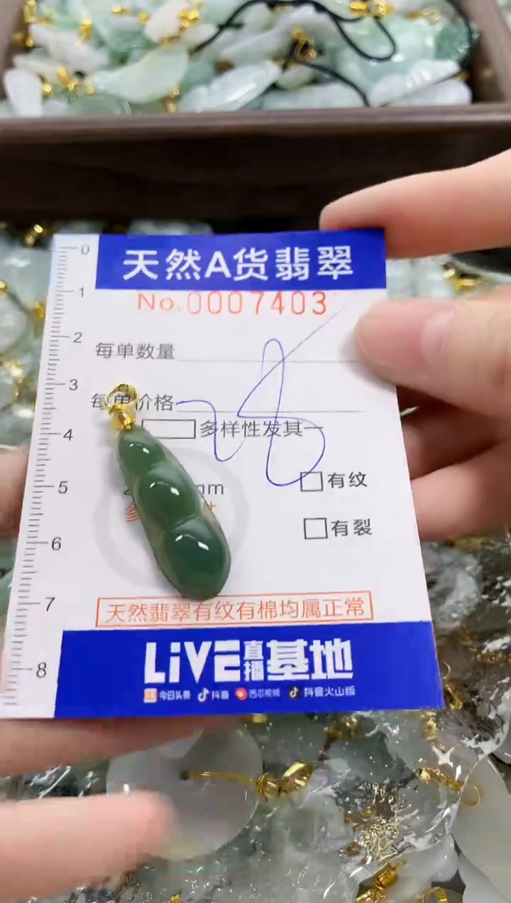 颈饰未镶嵌翡翠天然A货翡翠