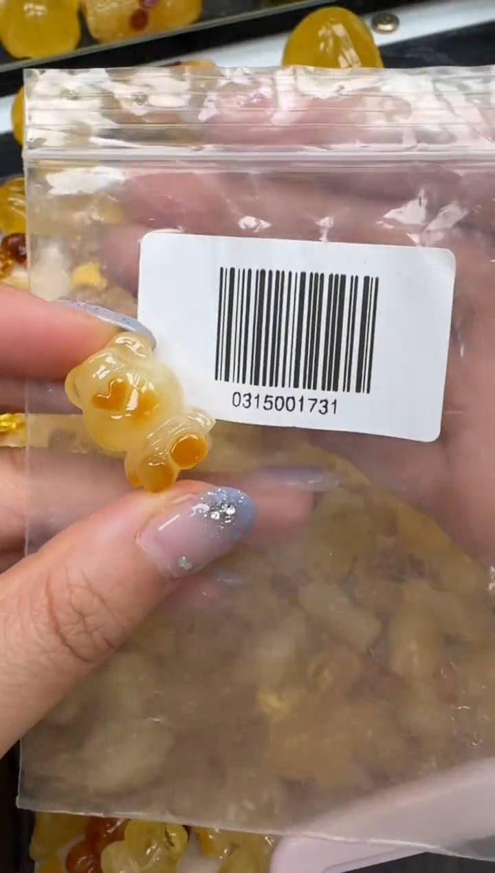 裸石琥珀未镶嵌如图