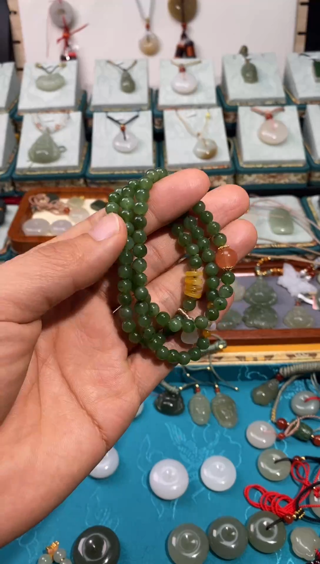 【闪购商品】和田玉手链未镶嵌多圈