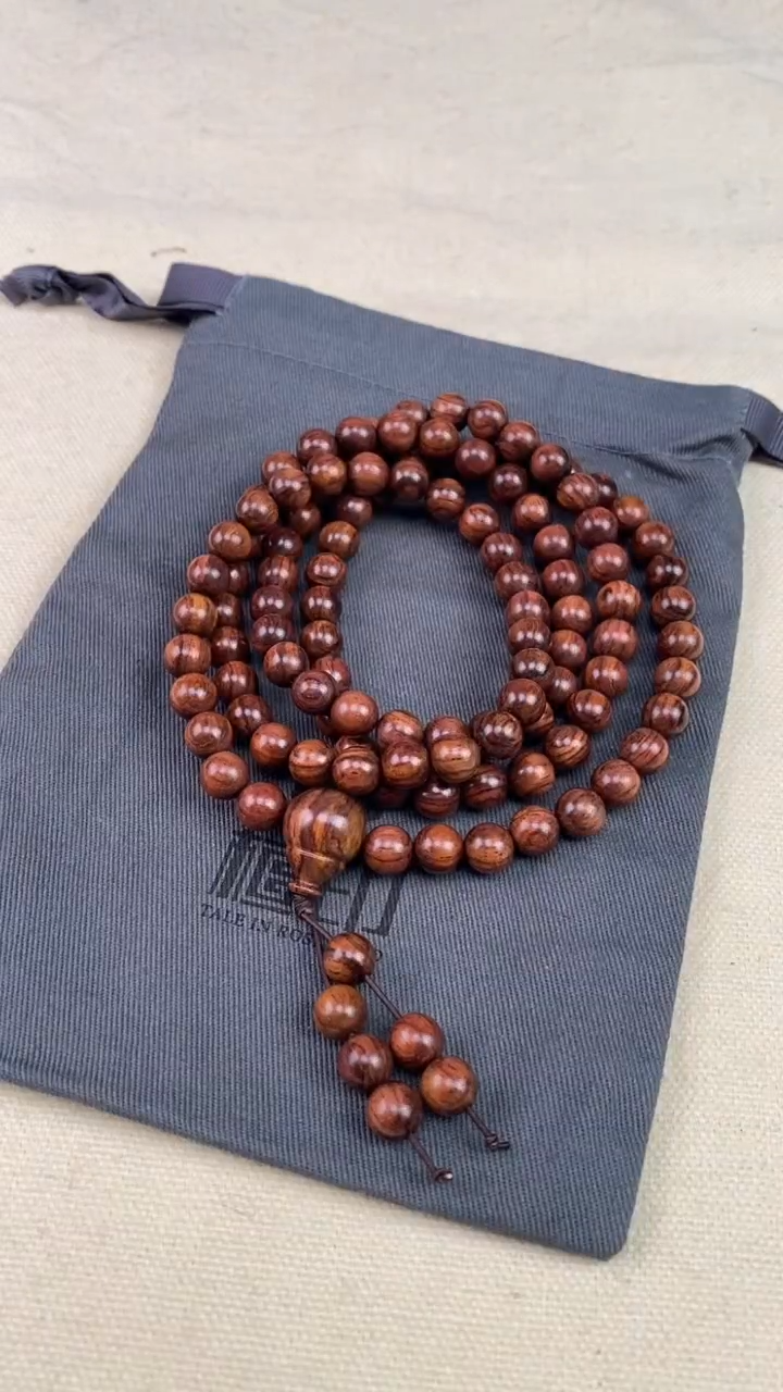 【闪购商品】黄花梨/降香黄檀手串/手链黄花梨 0.8x108