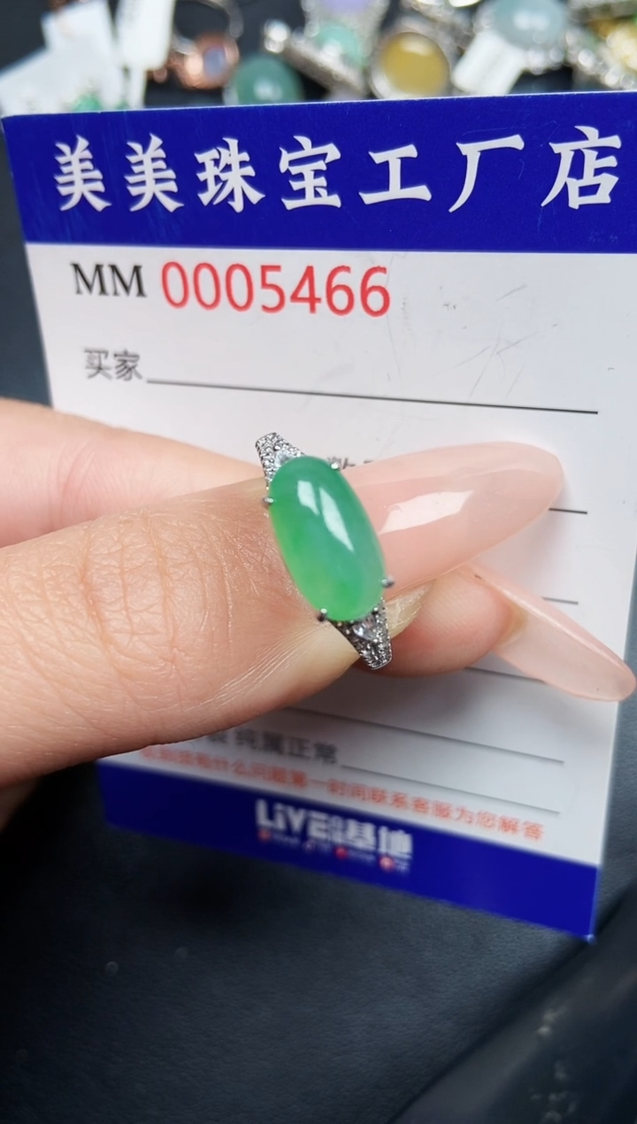 【闪购商品】翡翠颈饰银S925镶嵌5466