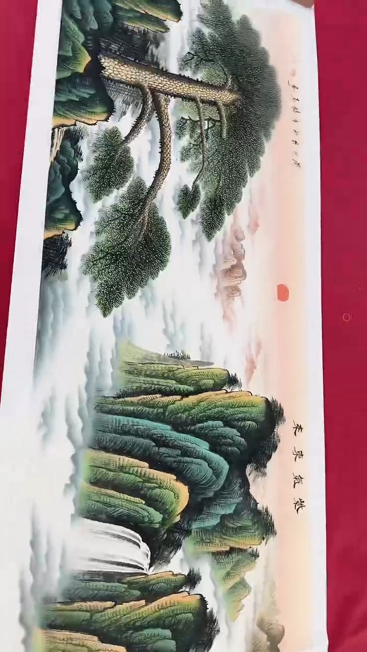 书法12-17-16张老师18平尺国画作品
