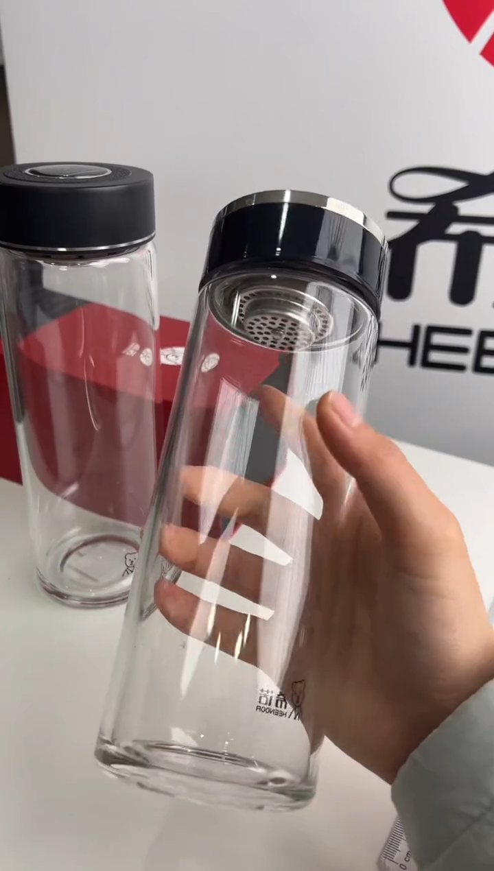 【闪购商品】茶杯浮雕单层530ml高硼硅