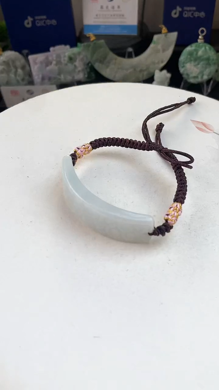 未镶嵌手链翡翠手工定制默认微瑕主播介绍为准