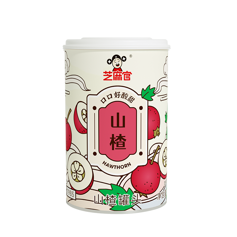 芝麻官山楂罐头400g易拉罐装