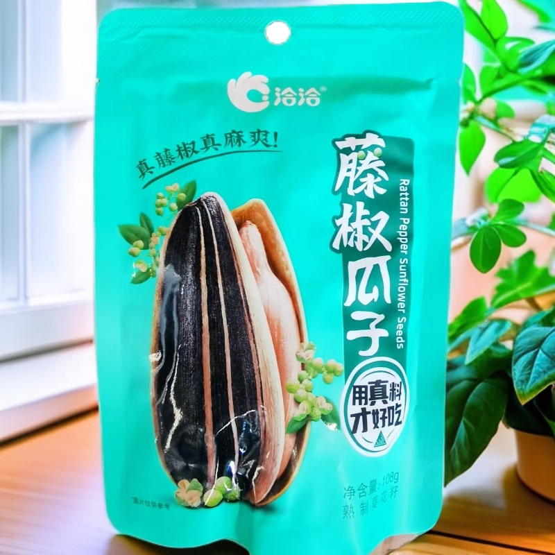 ChaCheer/洽洽瓜子藤椒 108g/袋。
