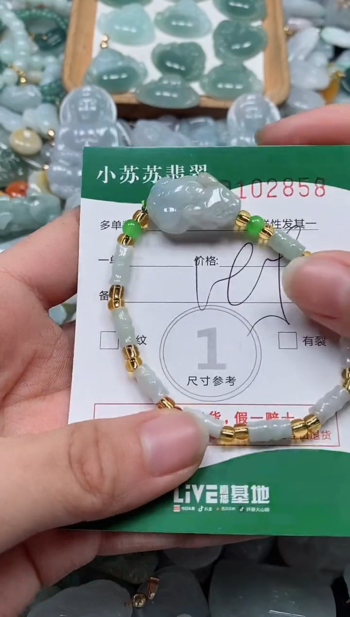 【闪购商品】翡翠颈饰未镶嵌闪购商品0102858